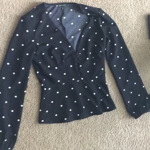 Cute polka dot top